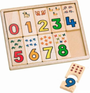 Puzzle výukové - Dřevěné počítací destičky (Voila)