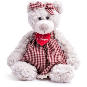 Lumpin - Medvědice Sára v šatech, malá, 28cm