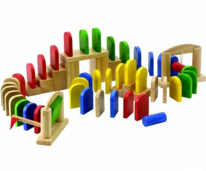 Dominová dráha - Dřevěné domino Klasik (Voila)