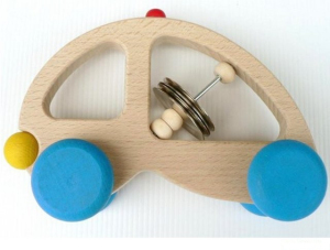 Hudba - Muzikální hračka, Auto s nerezovými činely (Makovský)