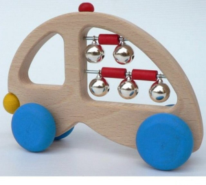 Hudba - Muzikální hračka, Auto s rolničkami (Makovský)