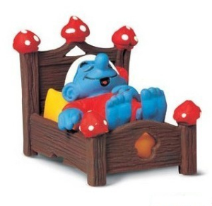 Schleich - Šmoulové, Šmoula v posteli