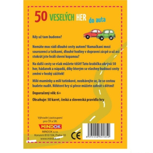Společenská hra - 50 veselých her do auta