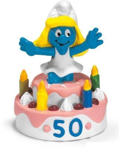 Schleich - Šmoulové, Šmoulinka u dortu