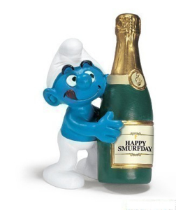 Schleich - Šmoulové, Šmoula se šampaňským