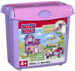 Mega Bloks - Kostky micro, Kyblík 450ks
