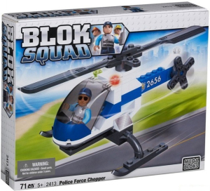 Mega Bloks - Kostky micro, Blok Squad, Policejní vrtulník