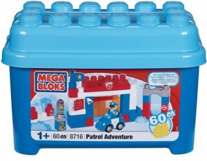 Mega Bloks - Kostky maxi, Kyblík 60ks