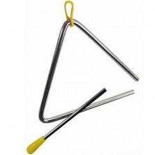 Hudba - Triangl, kovový 15cm (Bino)