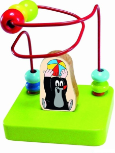 Motorický labyrint drátěný malý - Krtek (Bino)