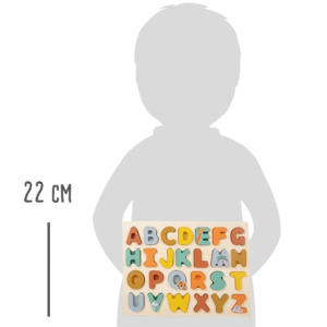 Puzzle výukové - Abeceda na desce Safar (Small foot)