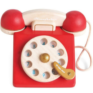 Telefon dětský - Dřevěný retro vintage (Le Toy Van)