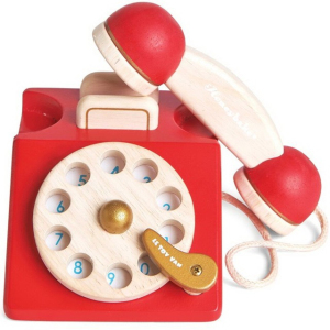 Telefon dětský - Dřevěný retro vintage (Le Toy Van)