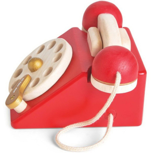 Telefon dětský - Dřevěný retro vintage (Le Toy Van)