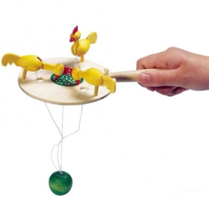 Motorická hra - Klepadlo, Zobající slepičky (Goki)