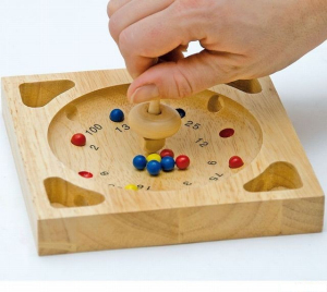 Společenská hra - Ruleta malá dřevěná (Woody)