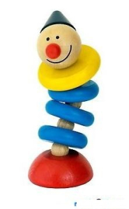 Hračka pro batolata - Ohebný šašek (Detoa)