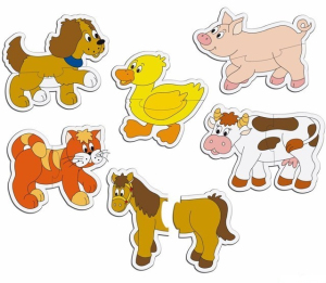 Puzzle pro nejmenší - Zvířátka v kufříku (Woody)