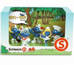 Schleich - Šmoulové, 1970-1979 (set 5 šmoulů)