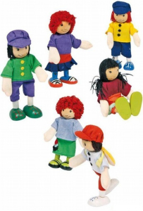 Panenky do domečku - Kamarádi, 6ks (Small foot)