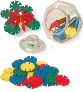 Stavebnice - Barevný svět v plastové dóze, 80ks (Legler)