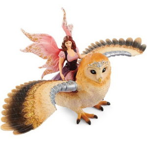 Schleich - Bayala, Elfí víla na třpytivé sově