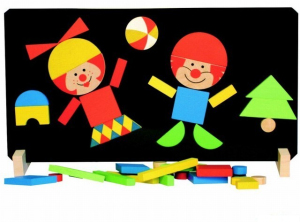 Puzzle magnetické - Klauni (Detoa)