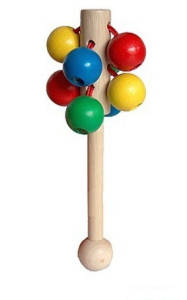 Chrastítko - Kuličky na tyčce (Detoa)