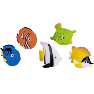 Hračka do vody - Stříkací rybičky, 5ks (Goki)