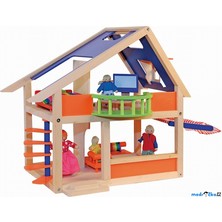 Domeček pro panenky - Moderní s markýzou (Woody)