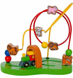 Motorický labyrint drátěný - Mašinka (Woody)