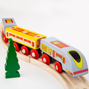 Vláčkodráha vláčky - Rychlík Eurostar + 2 koleje (Bigjigs)