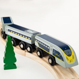 Vláčkodráha vláčky - Rychlík Eurostar E320 + 2 koleje (Bigjigs)