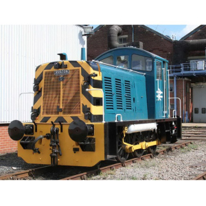 Vláčkodráha mašinka - Lokomotiva replika Class 7 Diesel Shunter + 2 koleje (Bigjigs)