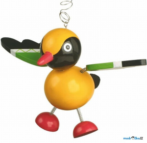 Pérák - Barevný pták s mávajícími křídly (Legler)