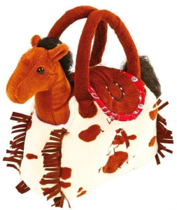 Kabelka se zvířátkem - Plyšový koník v kabelce (Legler)