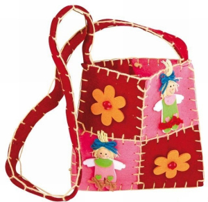 Kabelka filcová - Holky s květy "Bianca" (Legler)