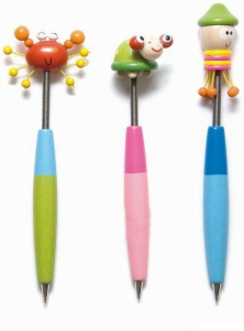 Psací potřeby - Propisky moře, Sada B (krab apod.), 3ks