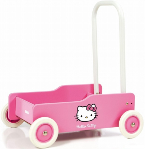 Vozík Hello Kitty - S madlem pro nejmenší (Brio)