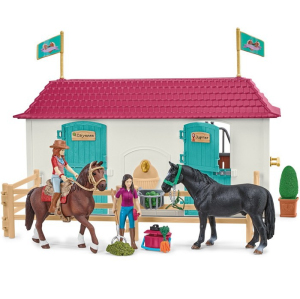 Schleich - Jezdecký klub, Velký dům se stájí a příslušenstvím