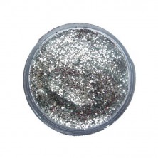 Snazaroo - Třpytky 12ml, Gelové stříbrné (Silver)