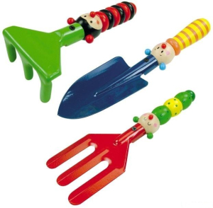 Zahradní nářadí - Dětský set 3 druhy (Woody)