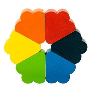 Chrastítko - Kroužek korálkový, Kytička (Detoa)