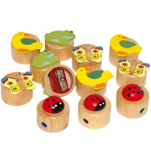 Kreslení - Ořezávátko zvířátka dřevěné, 1ks (Small foot)