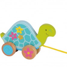 Tahací hračka - Želva Susibelle dřevěná (Goki)