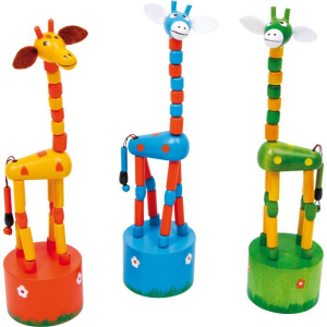 Mačkací figurka - Žirafa velká, 1ks (Small foot)