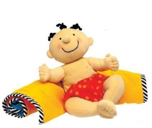 K’s Kids - Hadrový panáček s dekou, světlý