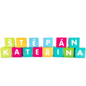 Kostky - Barevné, S písmeny a čísly, 40ks (Woody)