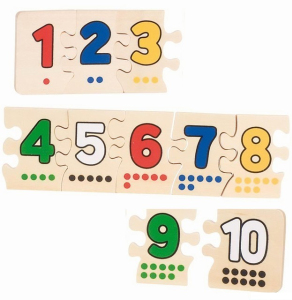 Puzzle výukové - Řetěz z čísel (Goki)