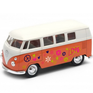 Kovový model - Auto Volkswagen T1 Bus Hippies (1963), 1:34-39, 1ks